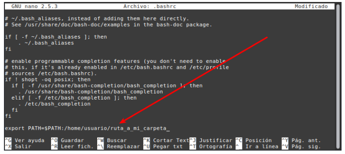 c-mo-a-adir-una-carpeta-al-path-de-linux